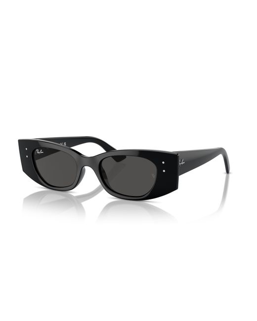Kat bio-based lunettes de soleil monture verres grey Ray-Ban en coloris Black