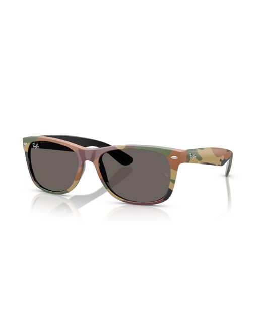 Ray-Ban Black Rb2132 New Wayfarer Square Sunglasses