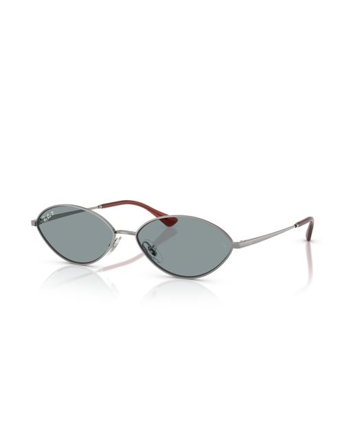 Ray-Ban Black Kai bio-based sonnenbrillen fassung blau glas polarisiert