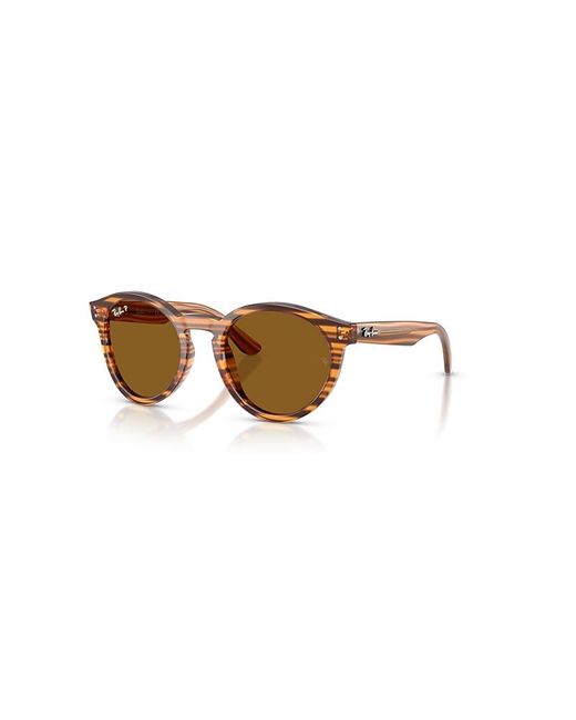 Ray-Ban 2180 Reverse Sunglasses Frame Lenses Polarized in Brown | Lyst ...