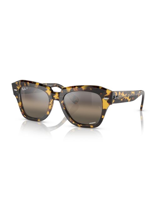 Ray-Ban Black State Street X The Ones Sunglasses Frame Grey Lenses Polarized