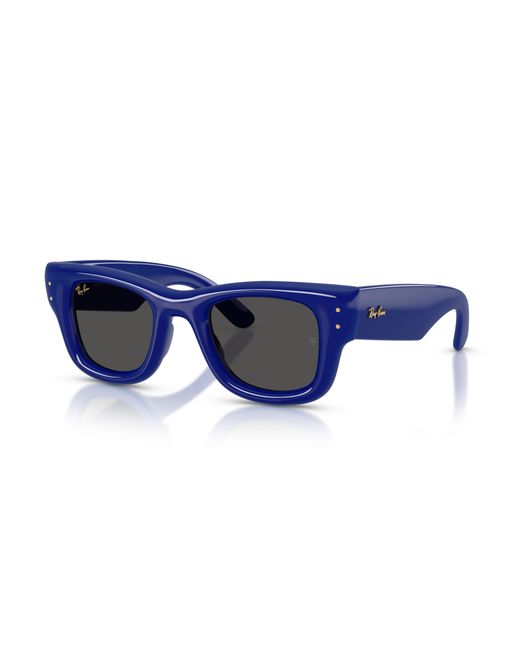 Ray-Ban Black Wayfarer puffer sonnenbrillen fassung schwarz glas