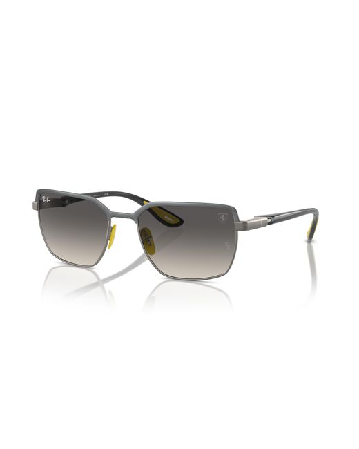 Ray-Ban Black Rb3743m Scuderia Ferrari Collection Sunglasses Frame Lenses