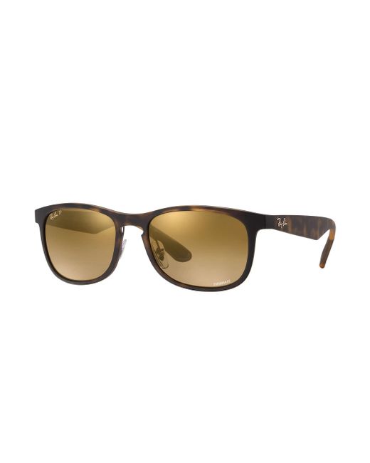 Ray-Ban Brown Unisex Rb4263 55mm Polarized Sunglasses