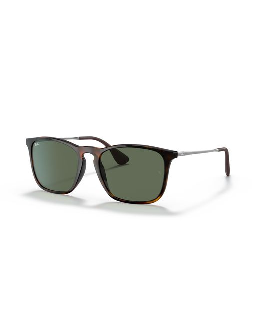 Ray-Ban Chris Sunglasses Black Frame Grey Lenses 54-18 for men
