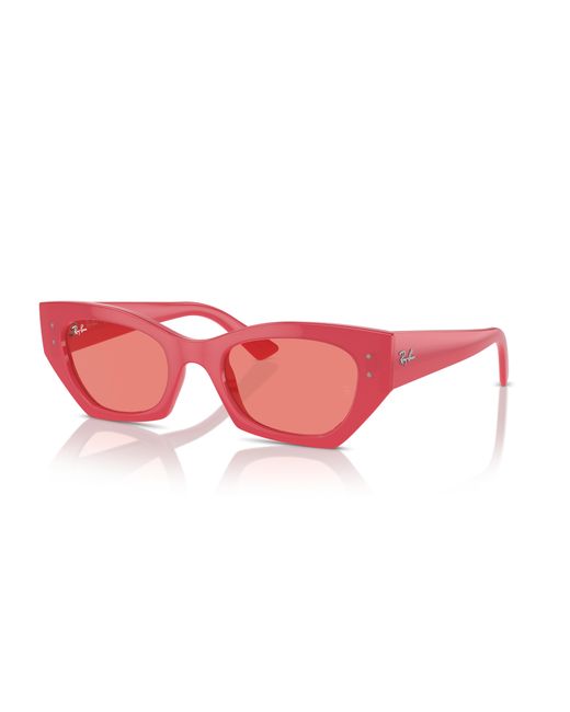 Zena bio-based lunettes de soleil monture verres rose Ray-Ban en coloris Black