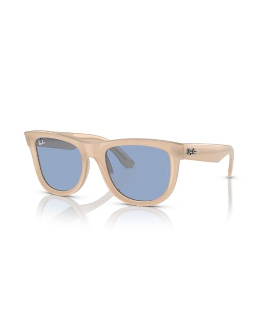 Wayfarer reverse gafas de sol montura azul lentes Ray-Ban de color Black