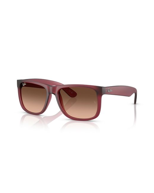 Ray-Ban Black Justin Classic Sunglasses Frame Pink Lenses