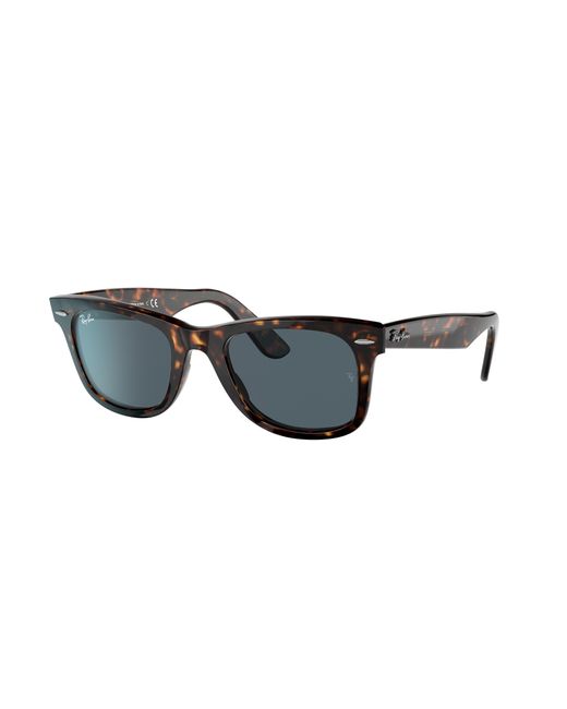 Ray-Ban Black Original Wayfarer Classic Sunglasses Frame Blue Lenses