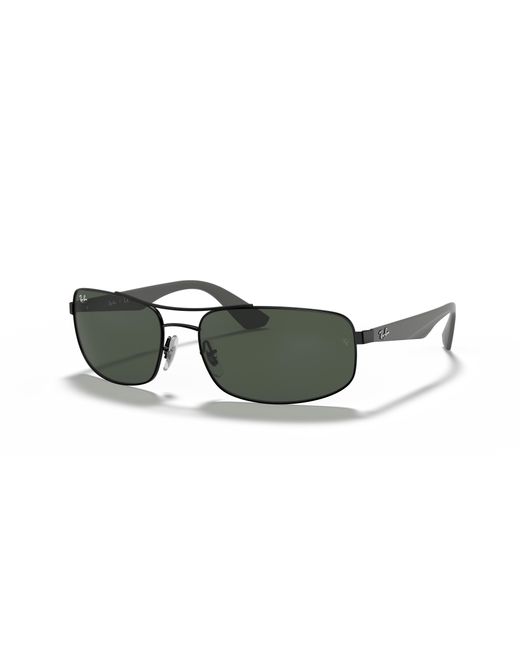 Ray-Ban Multicolor Sunglasses Man Rb3527 - Grey Frame Green Lenses 61-17 for men