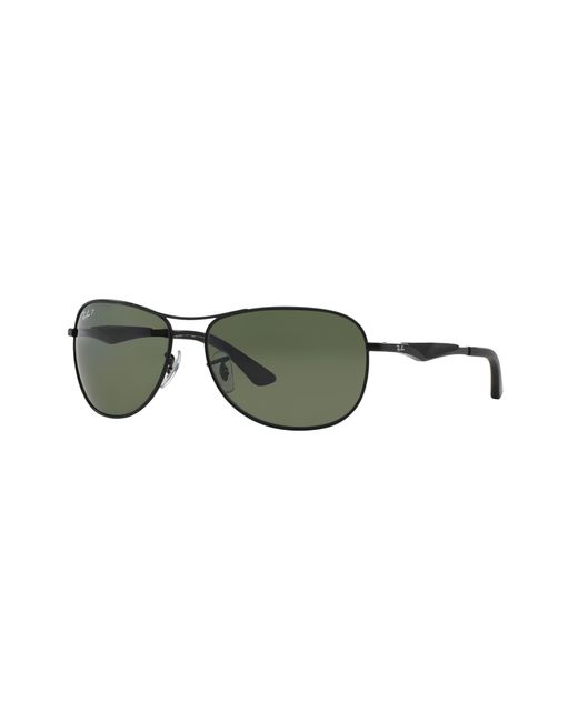 Ray-Ban Sunglasses Man Rb3519 - Black Frame Green Lenses Polarized 59-15 for men