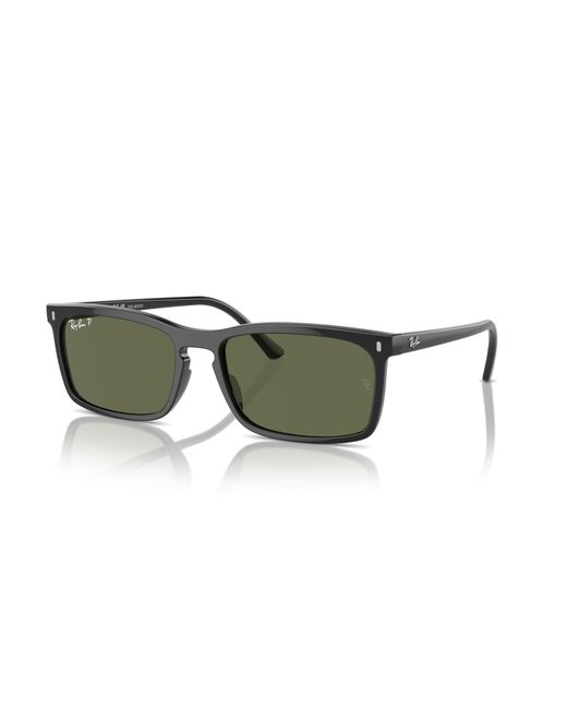 Ray-Ban Green Rb4435 Rectangular Sunglasses