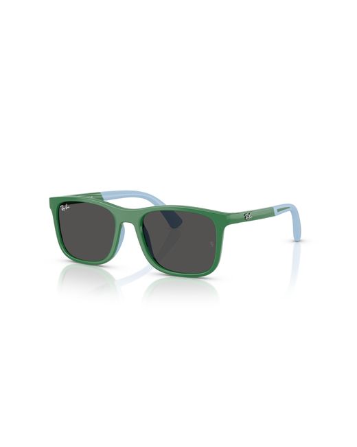 Ray-Ban Black Rb9084s Kids Bio-based Sunglasses Frame Grey Lenses