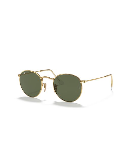 Ray-Ban Black Sunglass Rb3447n Round Flat Lenses