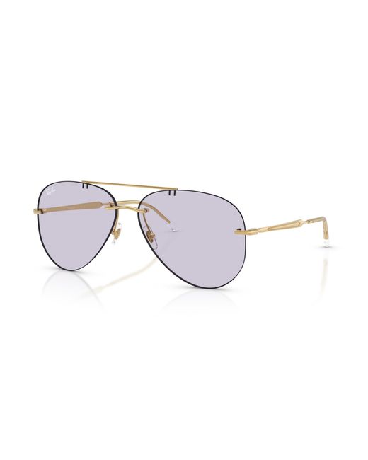 Ray-Ban Black Rb3791 Transitions ® Color Touch Tm Lenses Sunglasses Frame Violet Lenses