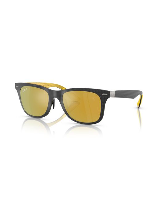 Ray-Ban Black Scuderia ferrari monza ltd | rb8395m sonnenbrillen fassung braun glas polarisiert