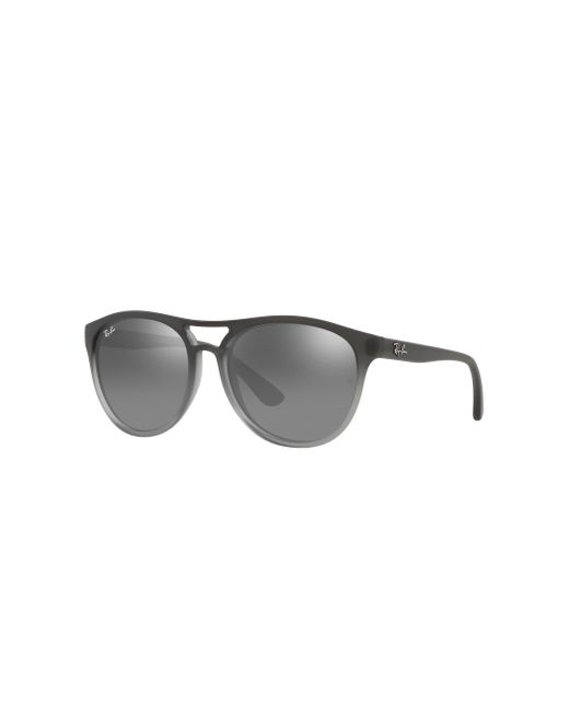 Ray-Ban Black Sunglasses Man Brad - Grey Frame Grey Lenses 58-17 for men