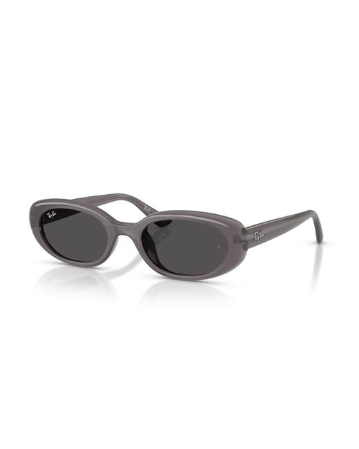Ray-Ban Black Rb4441d Bio-based Sunglasses Frame Grey Lenses