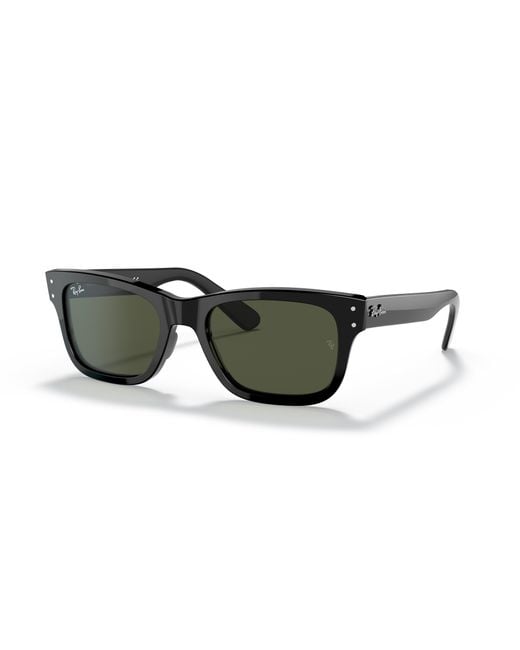 Ray-Ban Black Rb2283 Mr. Burbank Rectangular Sunglasses for men