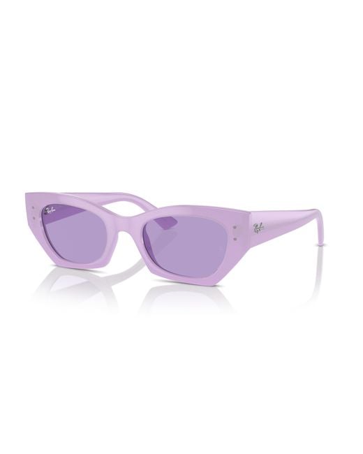 Zena bio-based gafas de sol montura violeta lentes Ray-Ban de color Purple