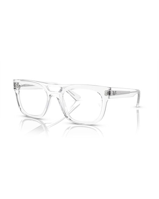 Phil bio-based transitions® lunettes de soleil monture verres bleu Ray-Ban en coloris Black