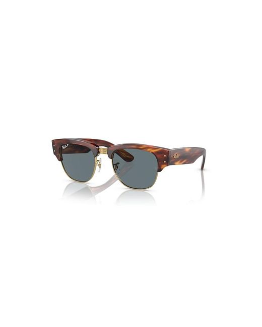 Ray-Ban Multicolor Mega Clubmaster Sunglasses Frame Lenses Polarized