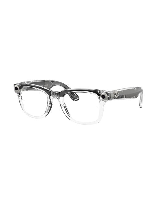 Ray-Ban Black Smart Glasses | Meta Wayfarer Limited Edition Frame Blue Lenses Facebook Glasses