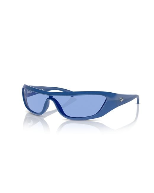 Xan bio-based lunettes de soleil monture verres bleu Ray-Ban en coloris Black