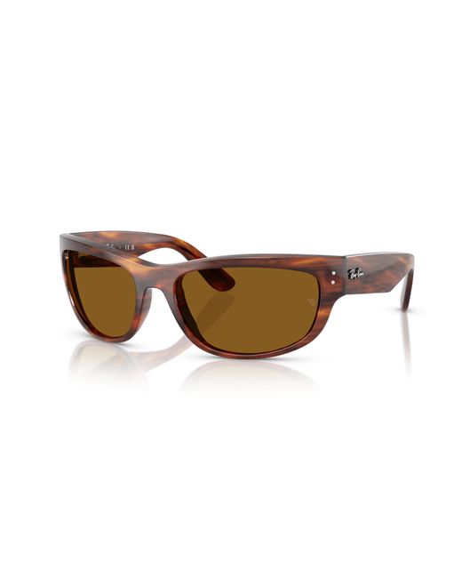 Ray-Ban Black Mega Balorama Sunglasses Frame Brown Lenses