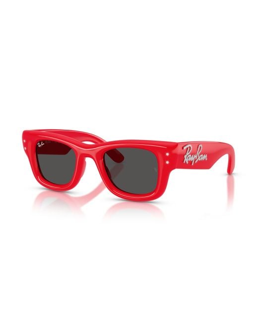 Ray-Ban Wayfarer Puffer Crystal Edition Sunglasses Frame Black Lenses