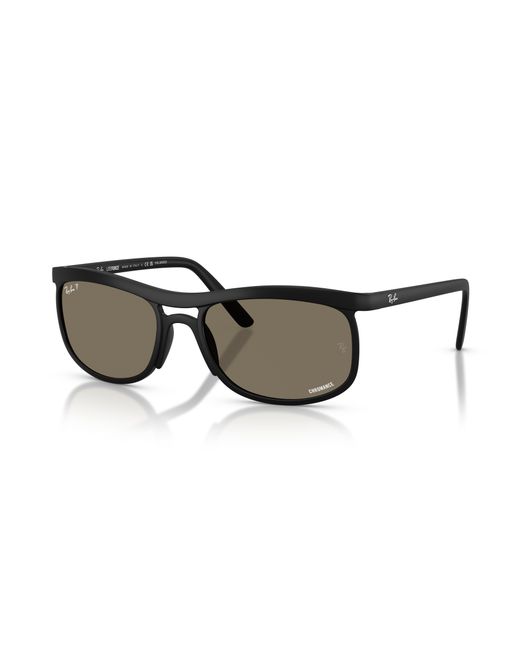 Ray-Ban Black Rb4452ch chromance liteforce sonnenbrillen fassung grau glas polarisiert