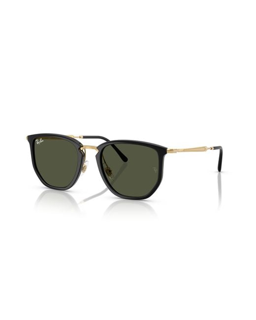 Ray-Ban Black Rb4451 sonnenbrillen fassung grün glas polarisiert