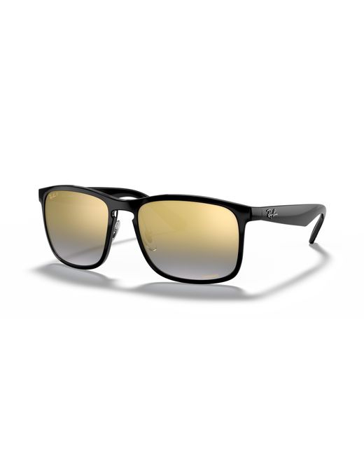 Rb4264 chromance gafas de sol montura azul lentes polarizado Ray-Ban de color Black