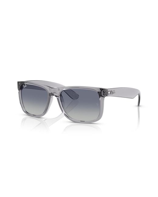 Ray-Ban Black Justin Classic Sunglasses Frame Grey Lenses for men