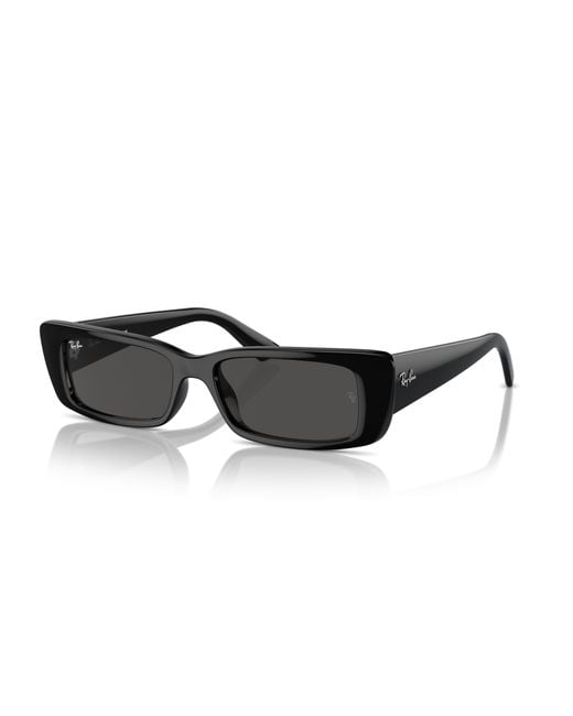 Teru bio-based lunettes de soleil monture verres gris Ray-Ban en coloris Black