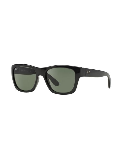 Ray-Ban Black Rb4194 Sunglasses Frame Green Lenses