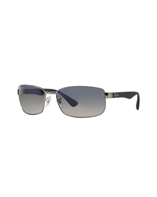 RB3478 Gafas de sol Gunmetal Montura Azul Lentes polarizados 60-17 Ray-Ban de hombre de color Black