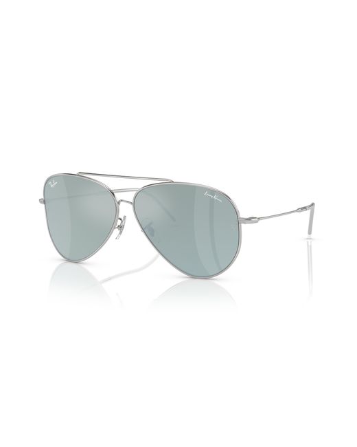 Lenny kravitz x aviator reverse lunettes de soleil monture verres Ray-Ban en coloris Black