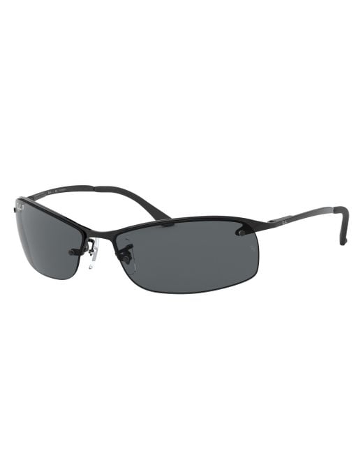 Ray-Ban Rb3183 Sunglasses Frame Grey Lenses Polarized in Black for Men |  Lyst UK