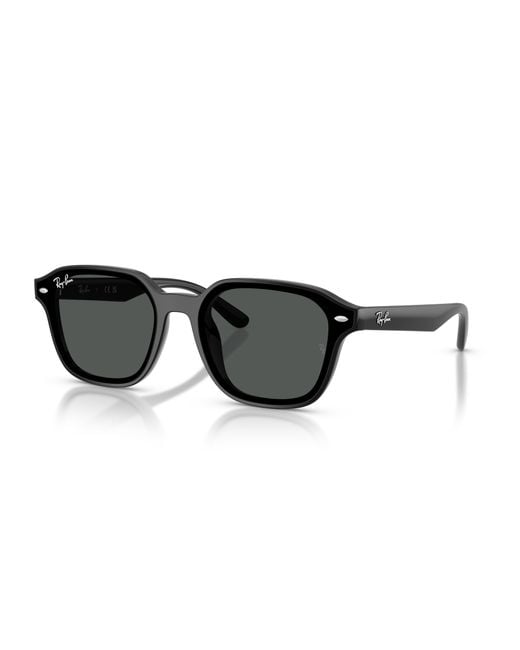 Ray-Ban Black Rb4458d sonnenbrillen fassung grün glas polarisiert