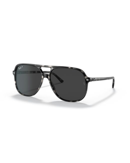 Ray-Ban Black Bill Sunglasses Grey Havana Frame Grey Lenses Polarized 60-14