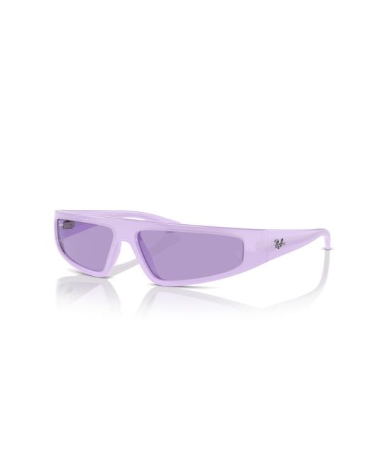 Izaz bio-based lunettes de soleil monture verres violet Ray-Ban en coloris Purple