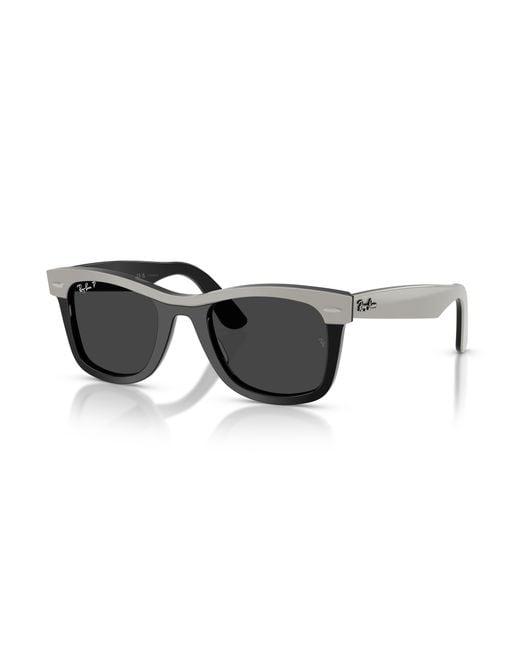 Ray-Ban Black Sunglass Rb2240f Wayfarer Street Neat