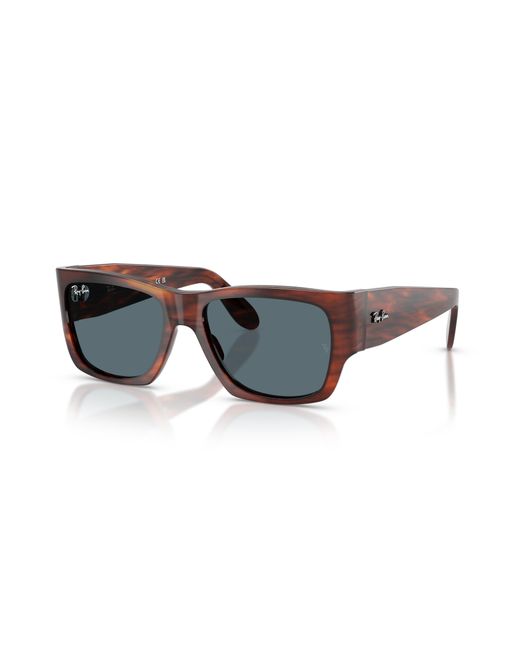 Ray-Ban Black Nomad Collector Drops Limited Sunglasses Frame Blue Lenses