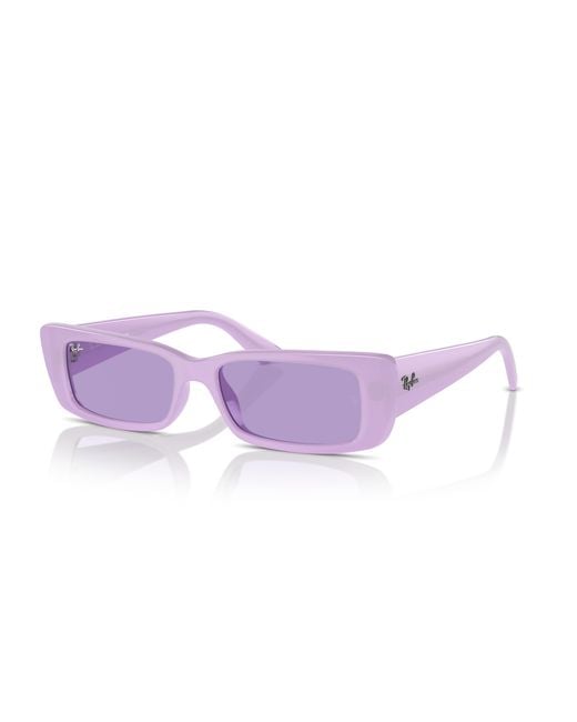 Ray-Ban Purple Rb4425f Teru Low Bridge Fit Sunglasses