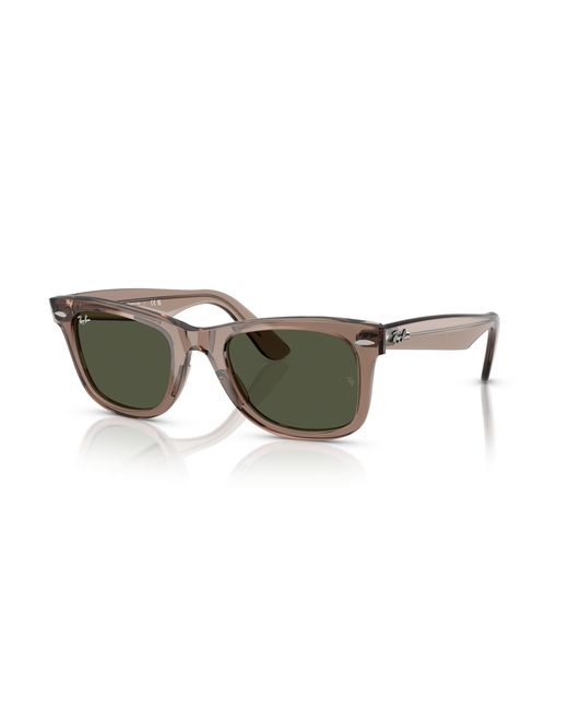 Ray-Ban Black Original Wayfarer Classic Sunglasses Frame Green Lenses