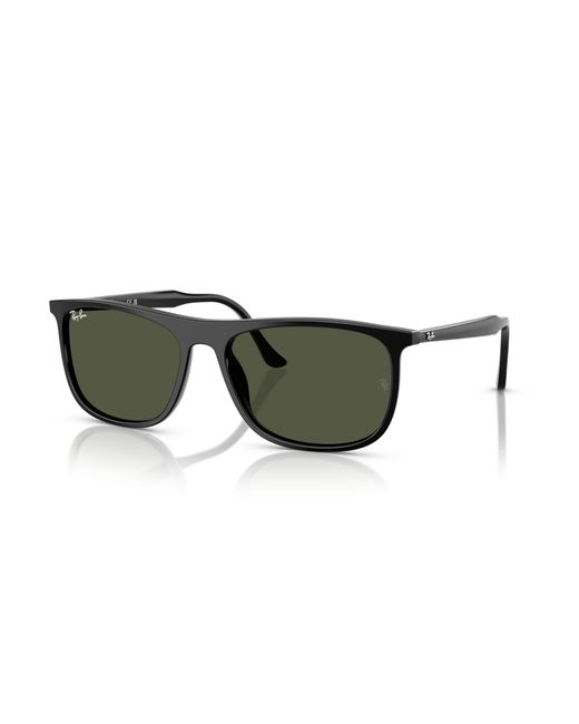 Ray-Ban Black Rb2216 Sunglasses Frame Green Lenses