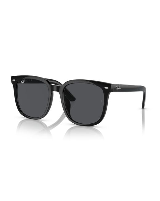 Ray-Ban Black Rb4401d Square Sunglasses