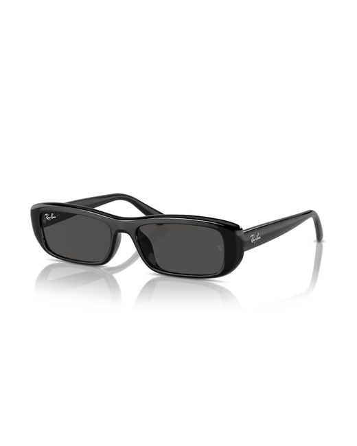 Rb4436d bio-based lunettes de soleil monture verres gris Ray-Ban en coloris Black