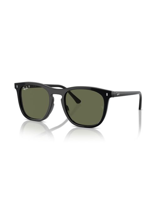 Ray-Ban Black Rb2210 Square Sunglasses